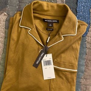 Michael Kors Mens Retro Polo Tee